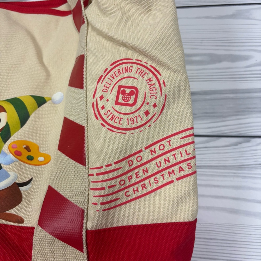 Walt Disney World Chip n’ Dale Holiday Christmas Tote Bag - Picture 3 of 9